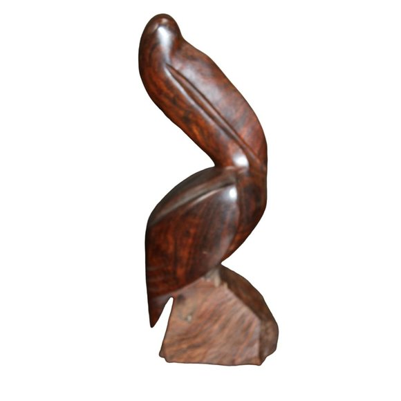 Set of 3 Ironwood Pelican Carved Statues approx $50 - Picture 10 of 16